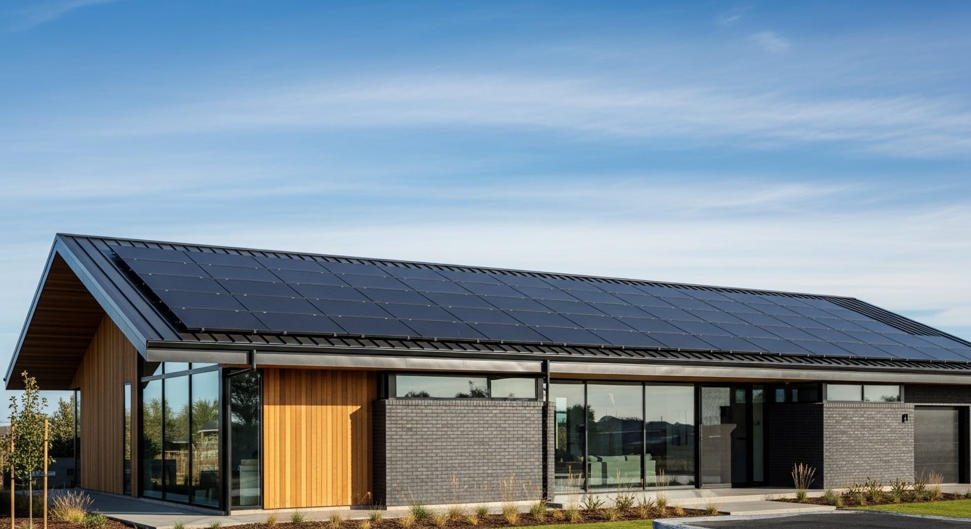 Modern solar home